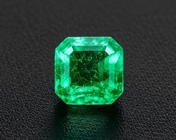 Émeraude 0,20 ct — émeraude sur fond sombre