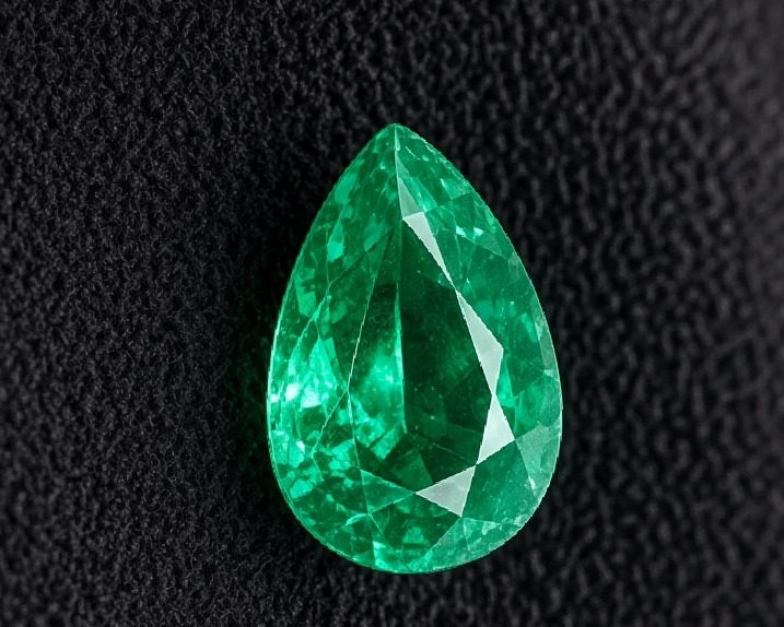 Émeraude 0,50 ct — émeraude sur fond sombre